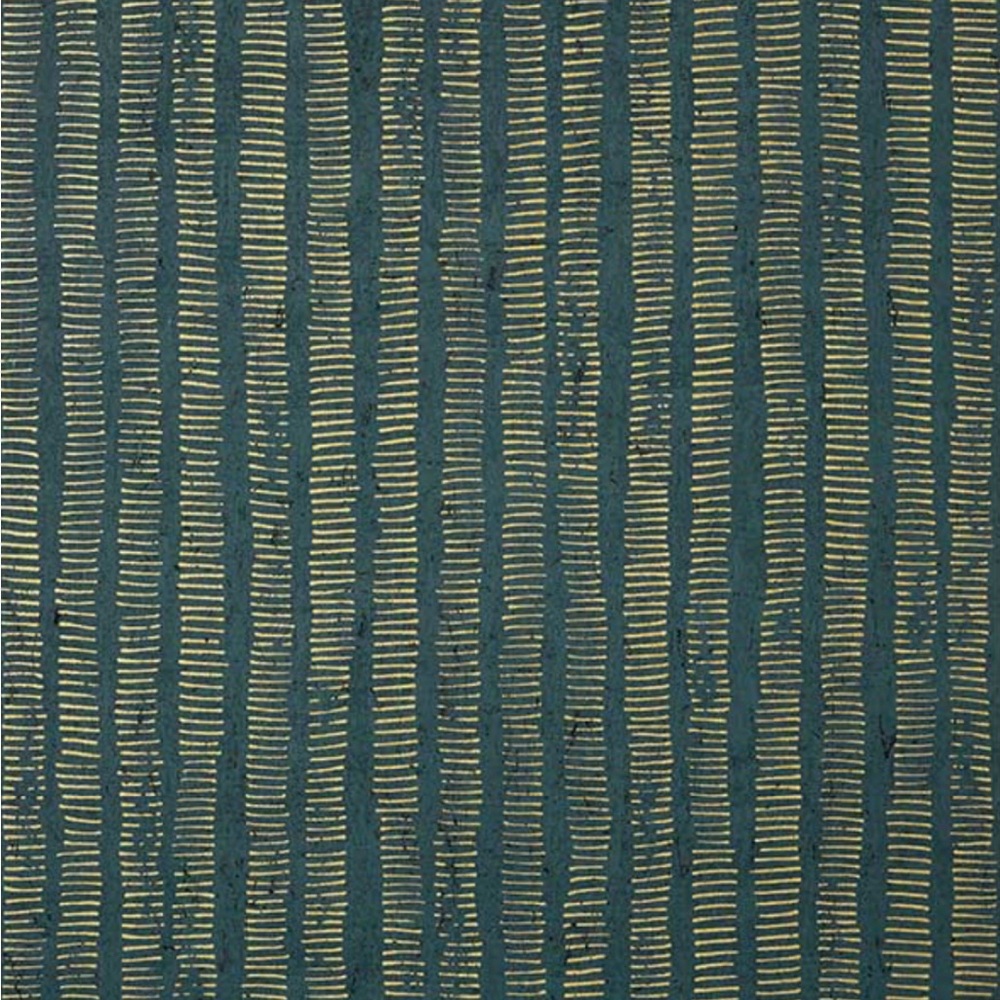 Thibaut Cork Forest Peacock Blue 3 Double Rolls